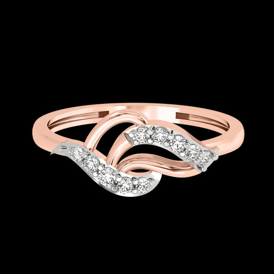 Diamond Ring for her in Rose Gold DRG22635