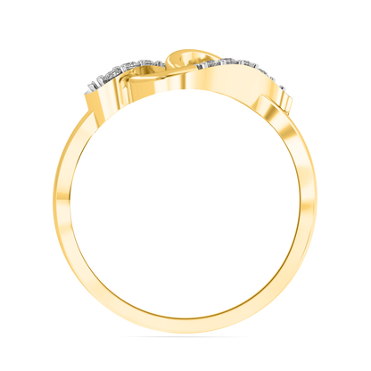 Diamond Ring for her in Yellow Gold DRG22636