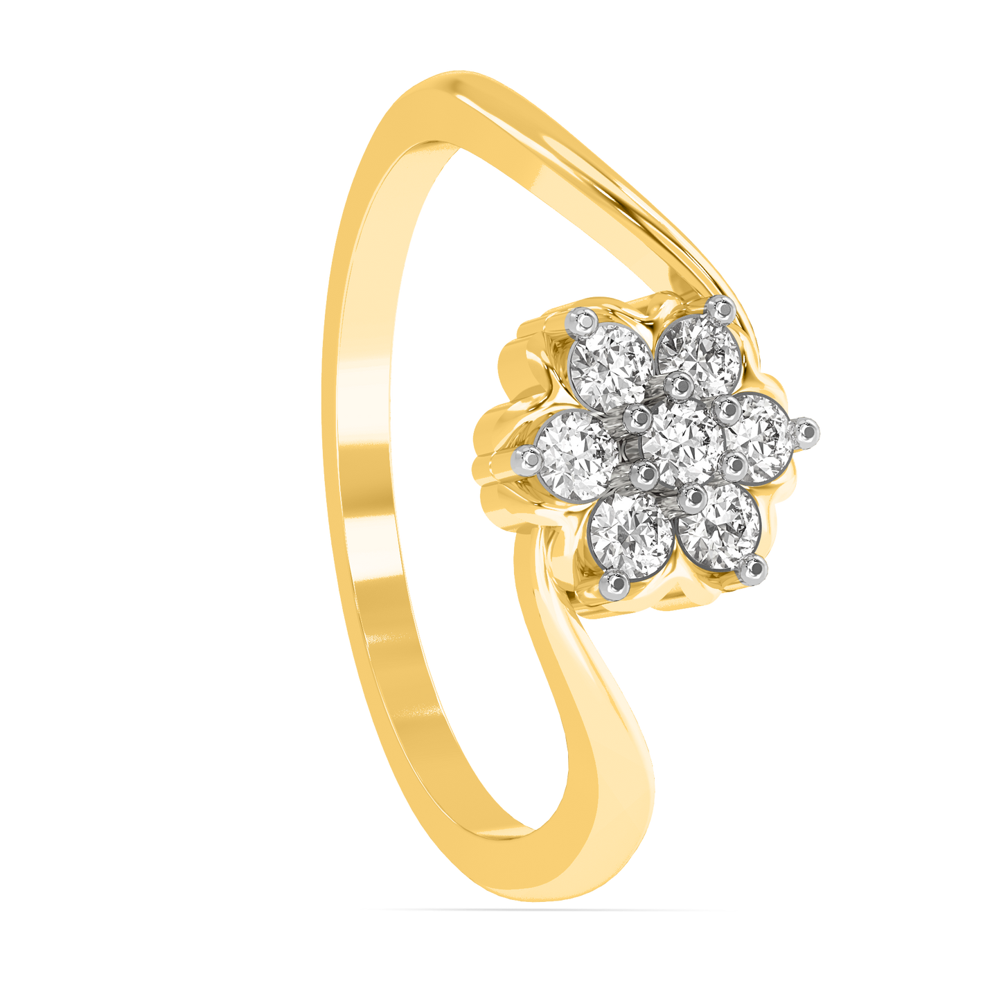 Diamond Ring for her in Yellow Gold DRG22638