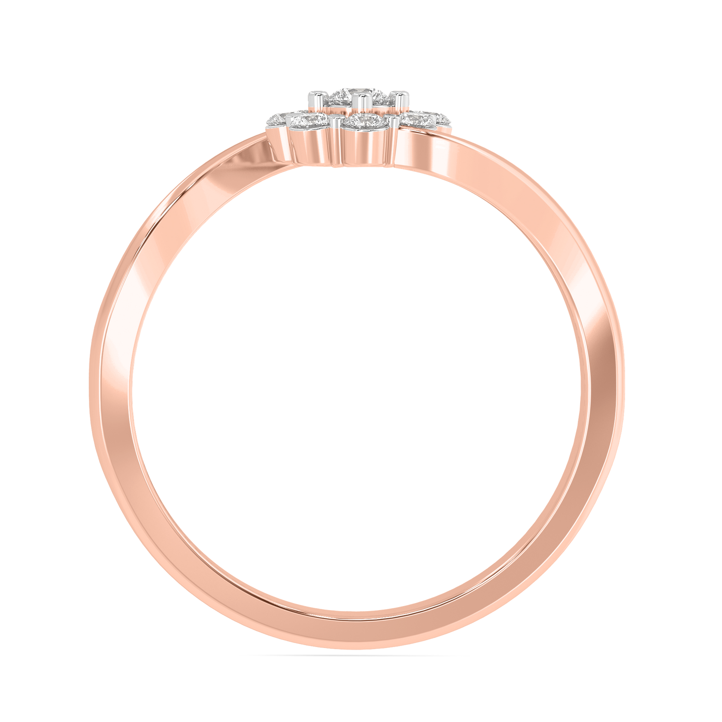 Diamond Ring for her in Rose Gold DRG22639