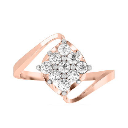 Diamond Ring for her in Rose Gold DRG22640