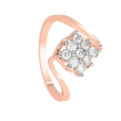 Diamond Ring for her in Rose Gold DRG22640