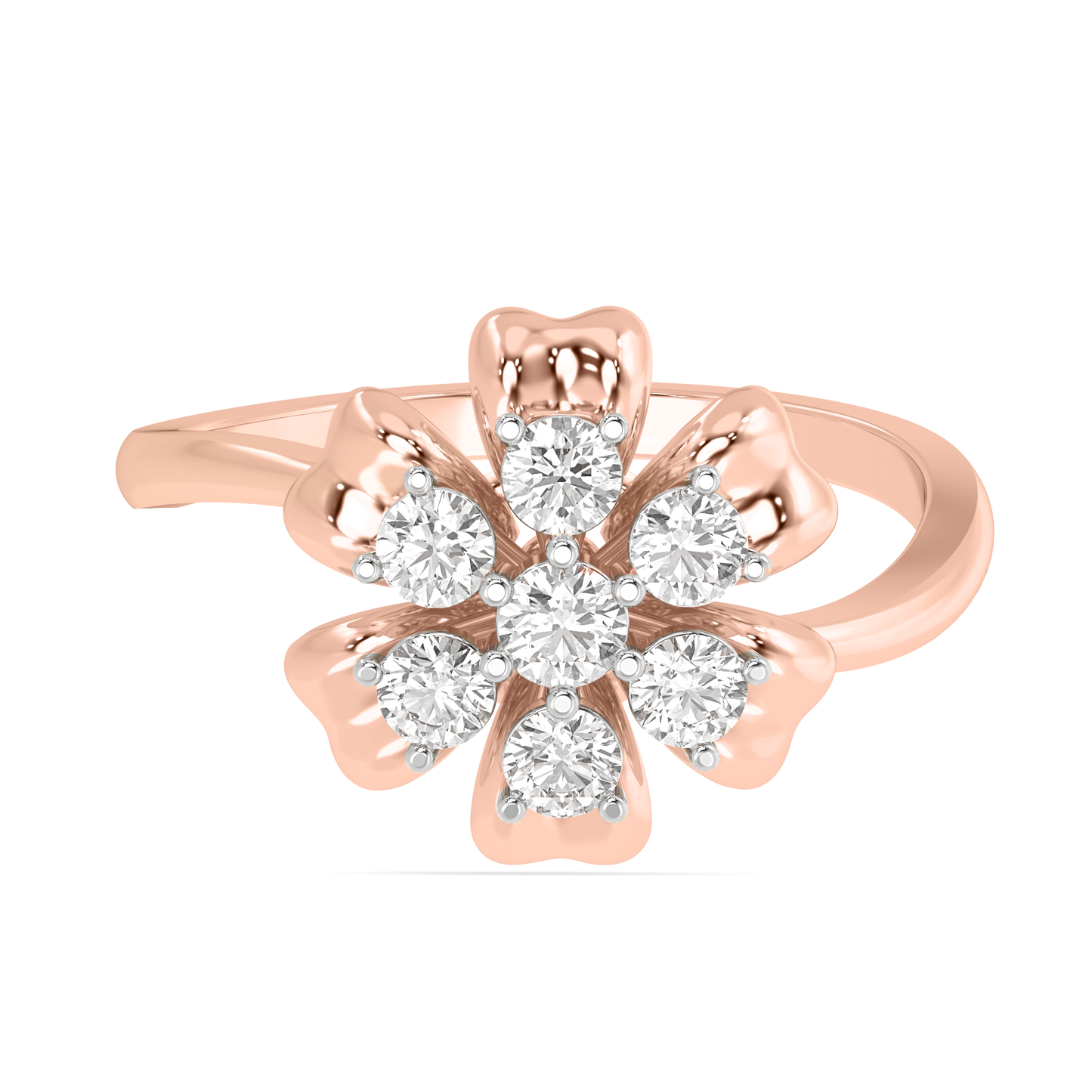 Diamond Ring for her in Rose Gold DRG22644