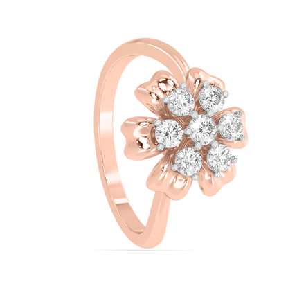 Diamond Ring for her in Rose Gold DRG22644