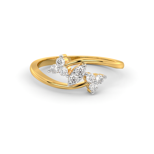 Diamond Ring for her in Yellow Gold DRG22646