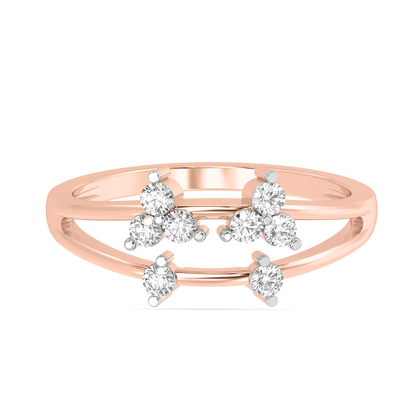 Diamond Ring for her in Rose Gold DRG22648