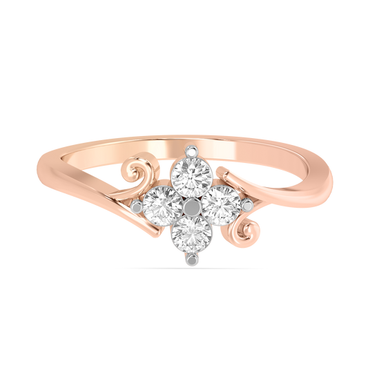 Diamond Ring for her in Rose Gold DRG22650