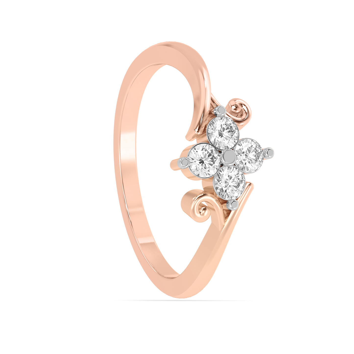 Diamond Ring for her in Rose Gold DRG22650