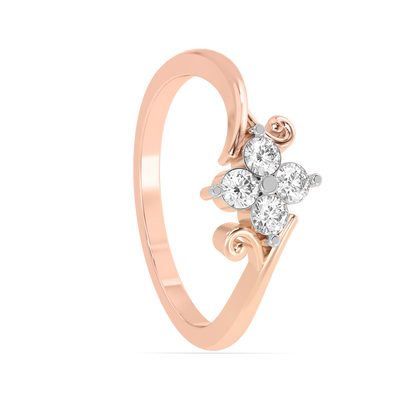 Diamond Ring for her in Rose Gold DRG22650