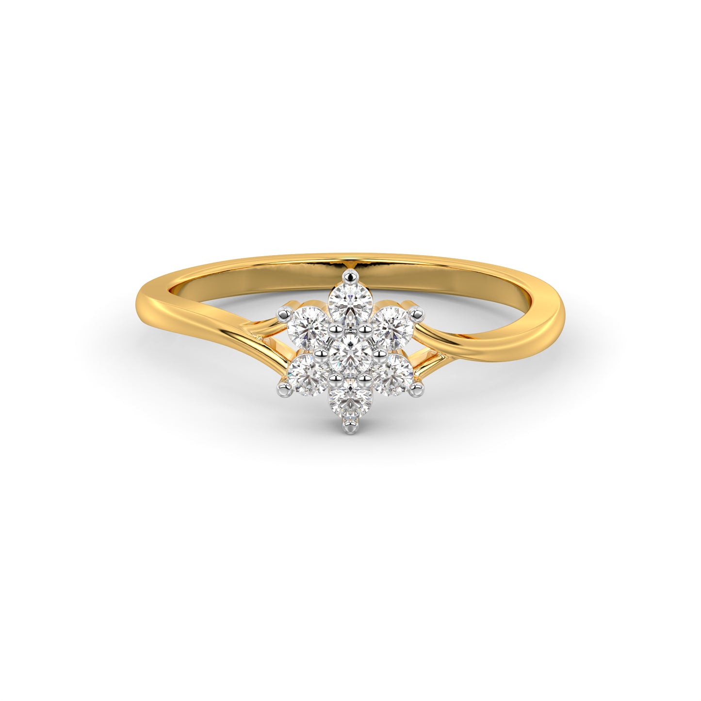 Diamond Ring for her in Yellow Gold DRG22651