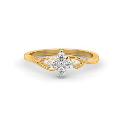 Diamond Ring for her in Yellow Gold DRG22652