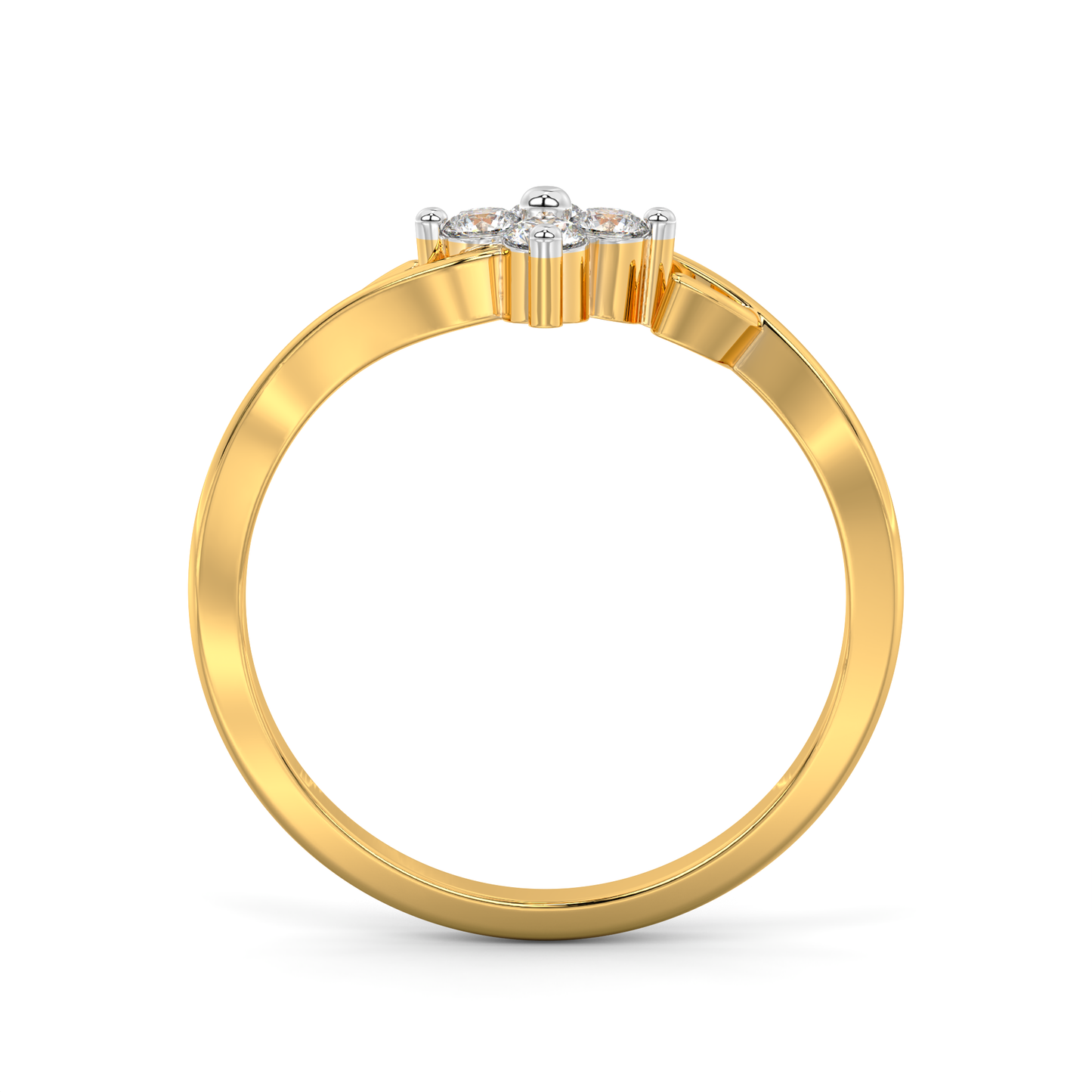 Diamond Ring for her in Yellow Gold DRG22652