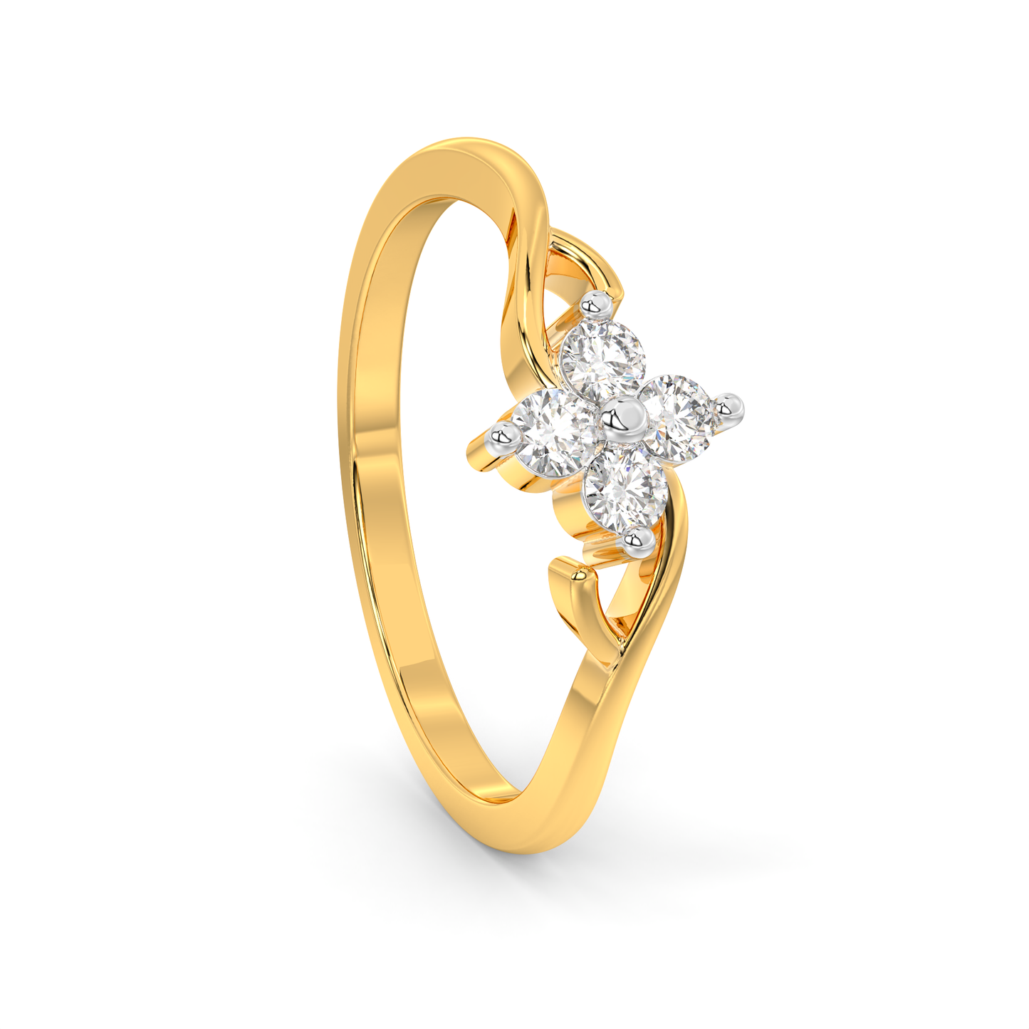 Diamond Ring for her in Yellow Gold DRG22652