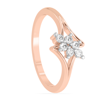 Diamond Ring for her in Rose Gold DRG22653