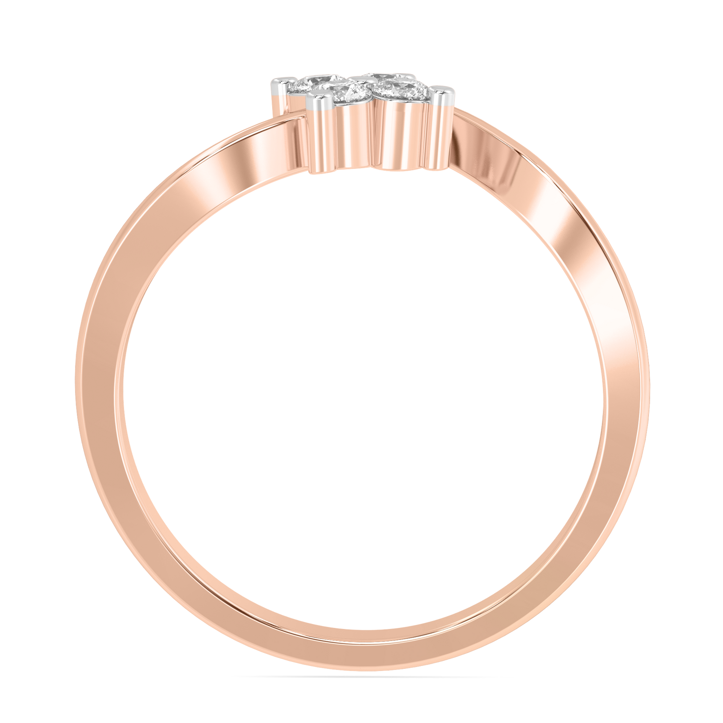 Diamond Ring for her in Rose Gold DRG22654