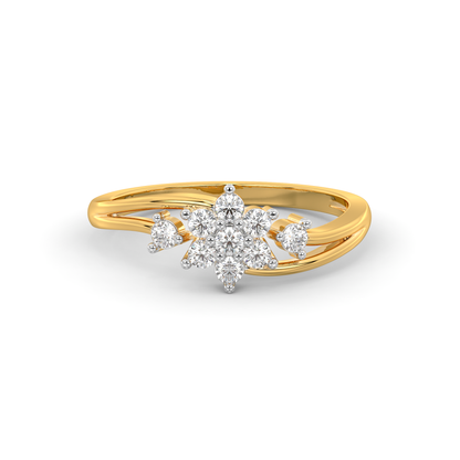 Diamond Ring for her in Yellow Gold DRG22655