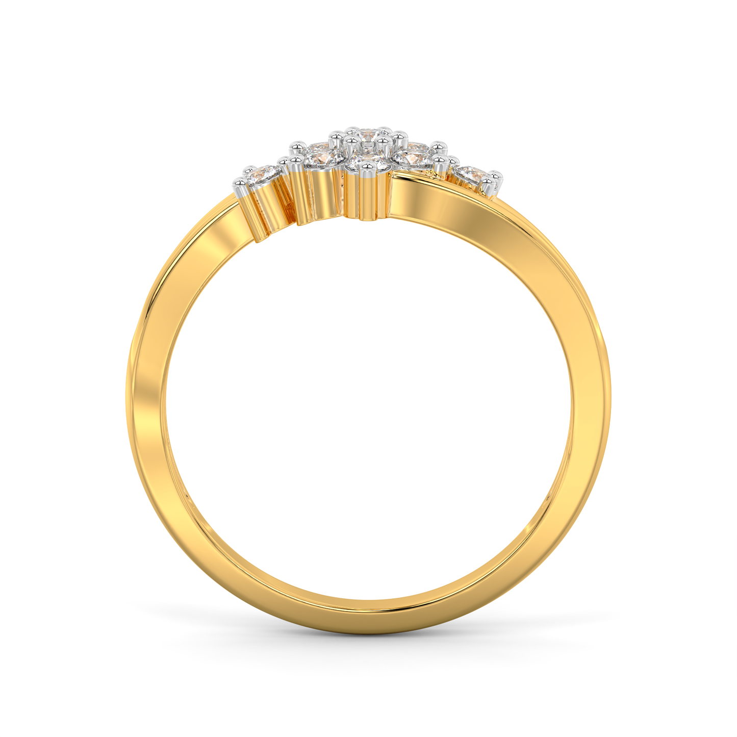 Diamond Ring for her in Yellow Gold DRG22655