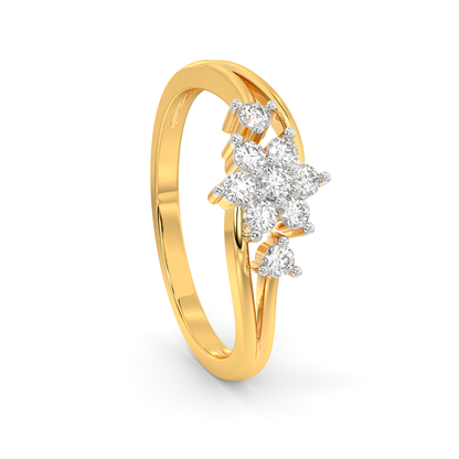 Diamond Ring for her in Yellow Gold DRG22655