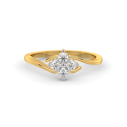 Diamond Ring for her in Yellow Gold DRG22657