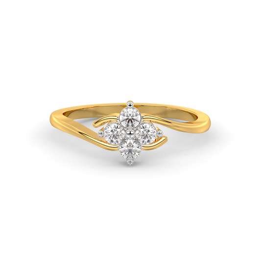 Diamond Ring for her in Yellow Gold DRG22657