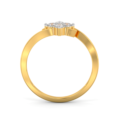 Diamond Ring for her in Yellow Gold DRG22657