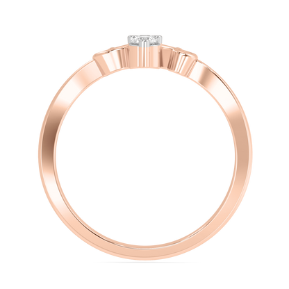 Diamond Ring for her in Rose Gold DRG22658