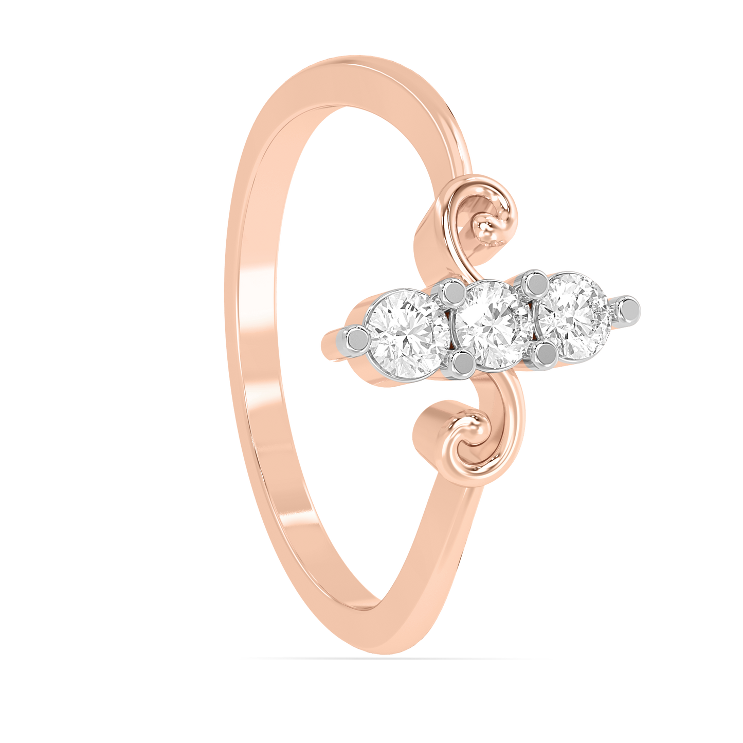 Diamond Ring for her in Rose Gold DRG22658