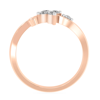 Diamond Ring for her in Rose Gold DRG22659