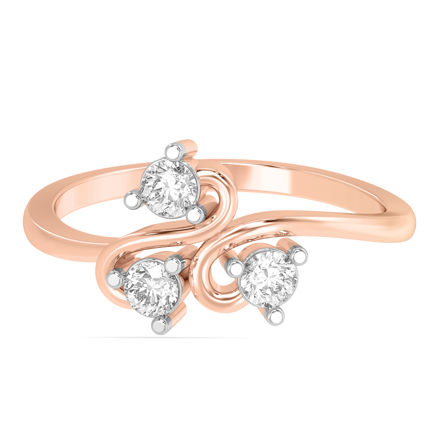 Diamond Ring for her in Rose Gold DRG22660