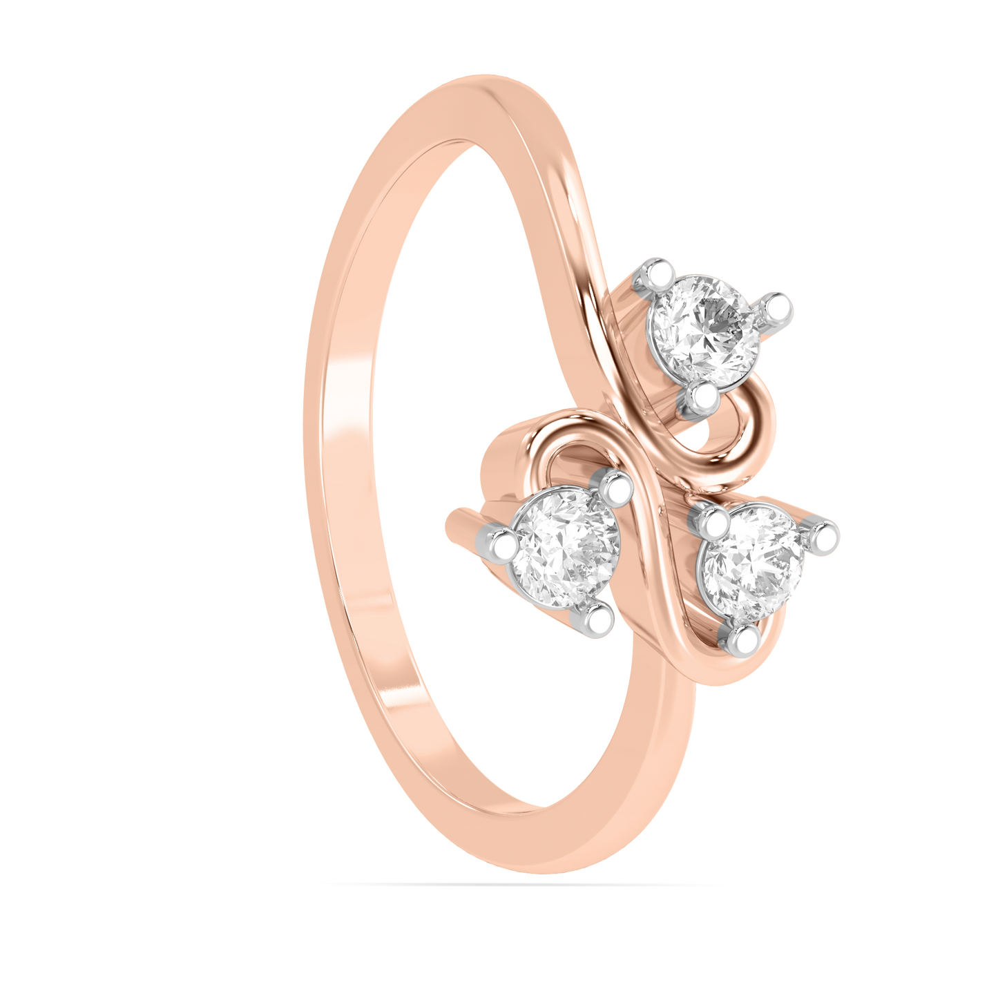 Diamond Ring for her in Rose Gold DRG22660