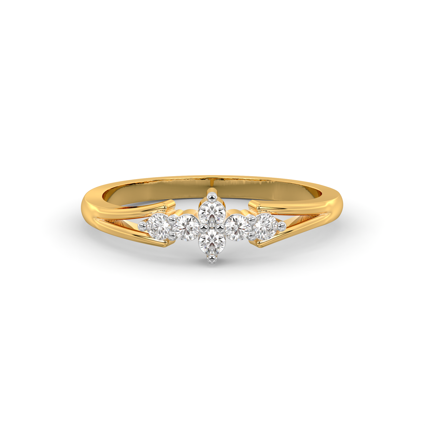 Diamond Ring for her in Yellow Gold DRG22663