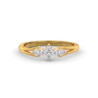 Diamond Ring for her in Yellow Gold DRG22663