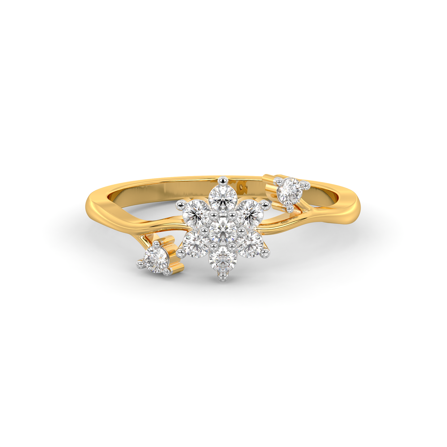 Diamond Ring for her in Yellow Gold DRG22664