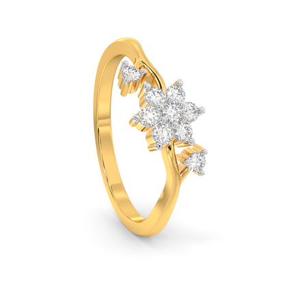 Diamond Ring for her in Yellow Gold DRG22664