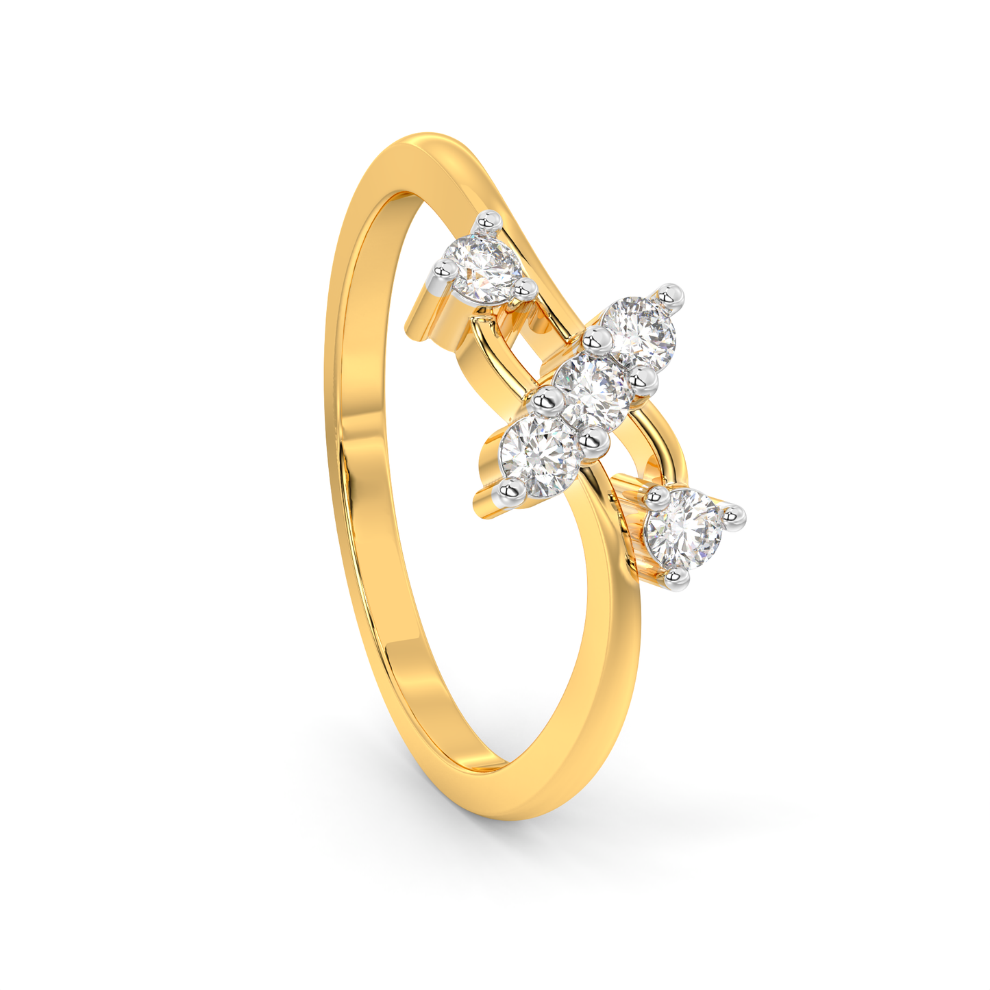 Diamond Ring for her in Yellow Gold DRG22666