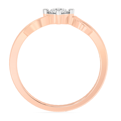 Diamond Ring for her in Rose Gold DRG22668