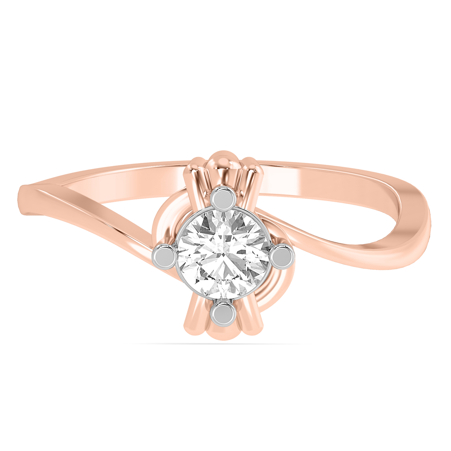 Diamond Ring for her in Rose Gold DRG22669