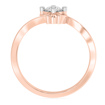 Diamond Ring for her in Rose Gold DRG22669