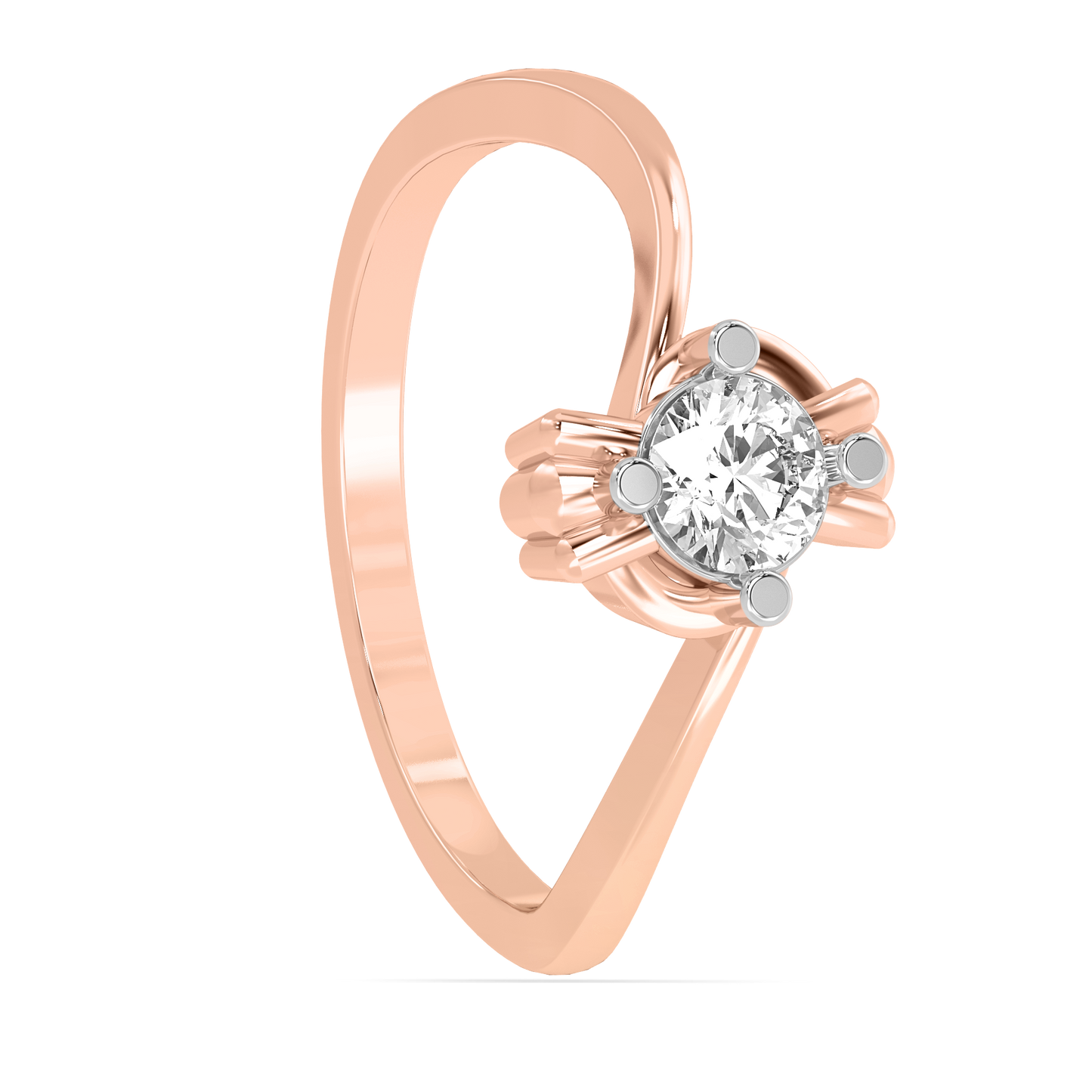 Diamond Ring for her in Rose Gold DRG22669