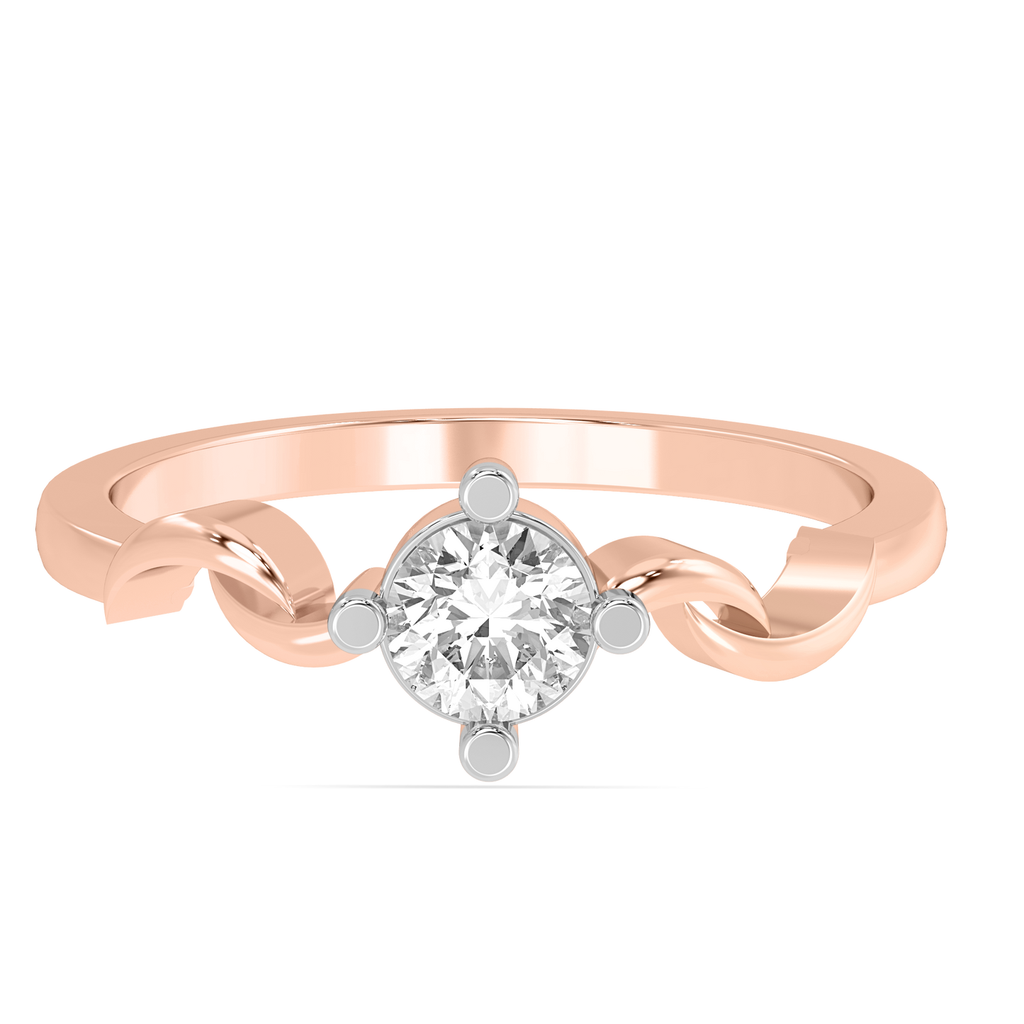 Diamond Ring for her in Rose Gold DRG22670