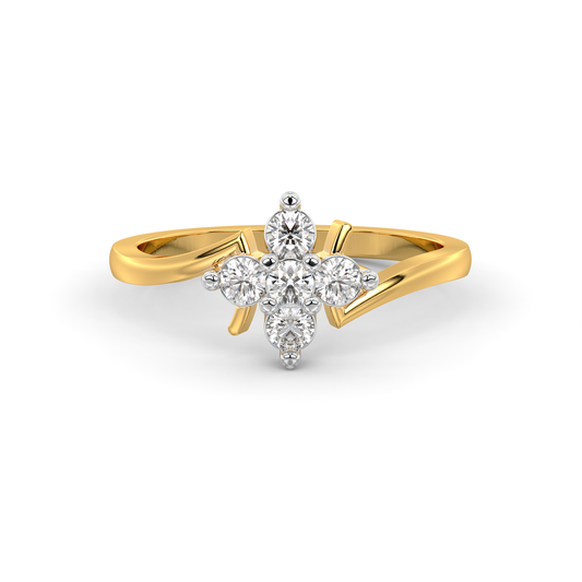 Diamond Ring for her in Yellow Gold DRG22672