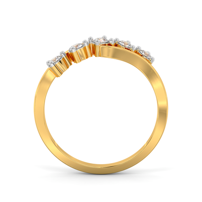 Diamond Ring for her in Yellow Gold DRG22674