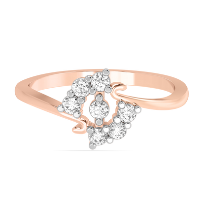 Diamond Ring for her in Rose Gold DRG22679