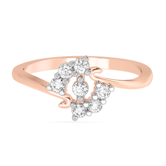 Diamond Ring for her in Rose Gold DRG22679