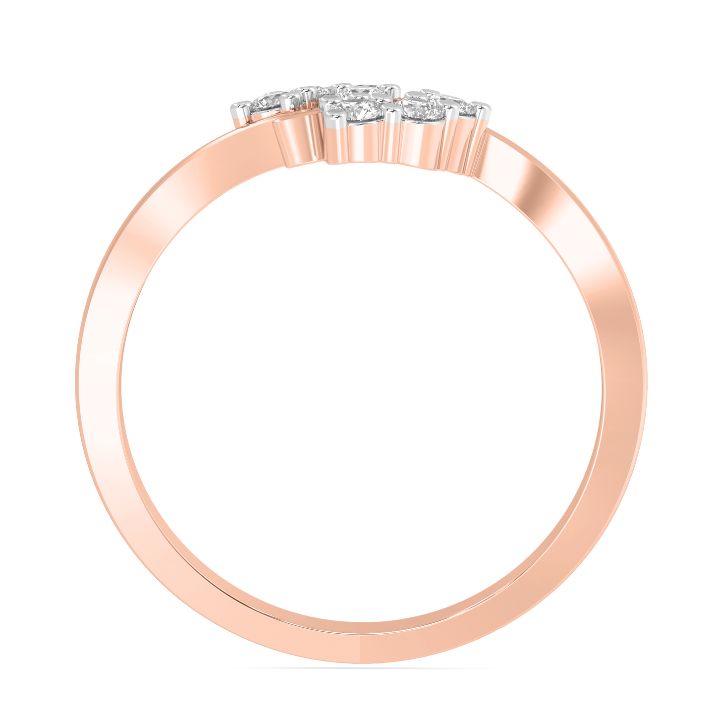 Diamond Ring for her in Rose Gold DRG22679