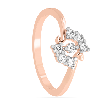 Diamond Ring for her in Rose Gold DRG22679