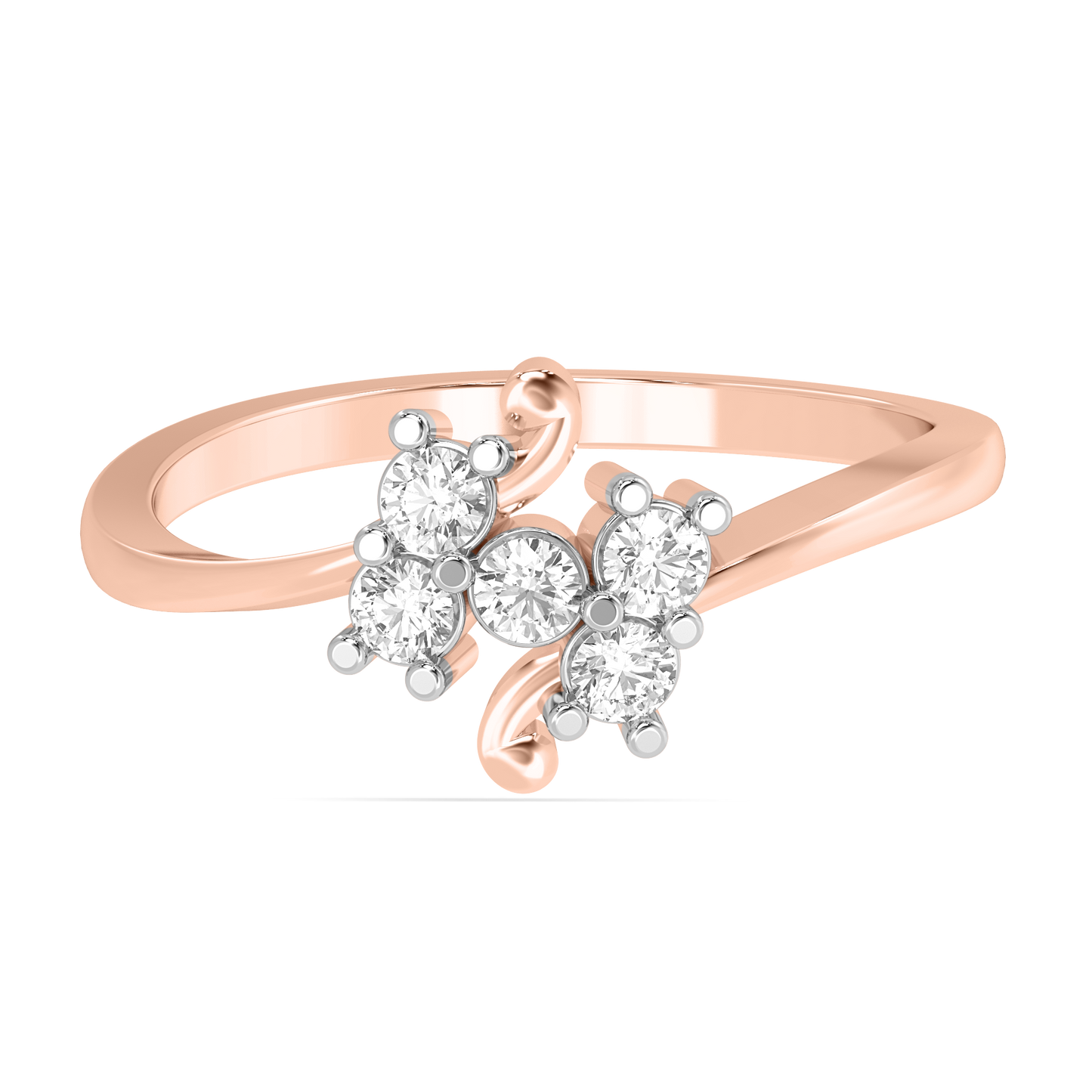 Diamond Ring for her in Rose Gold DRG22680