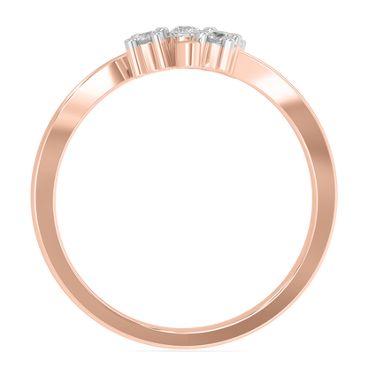 Diamond Ring for her in Rose Gold DRG22680