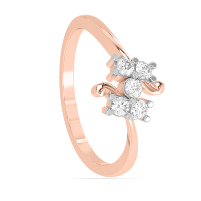 Diamond Ring for her in Rose Gold DRG22680