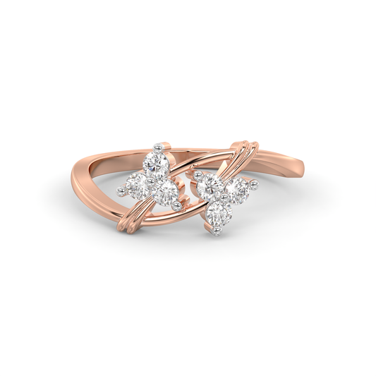 Diamond Ring for her in Rose Gold DRG22681